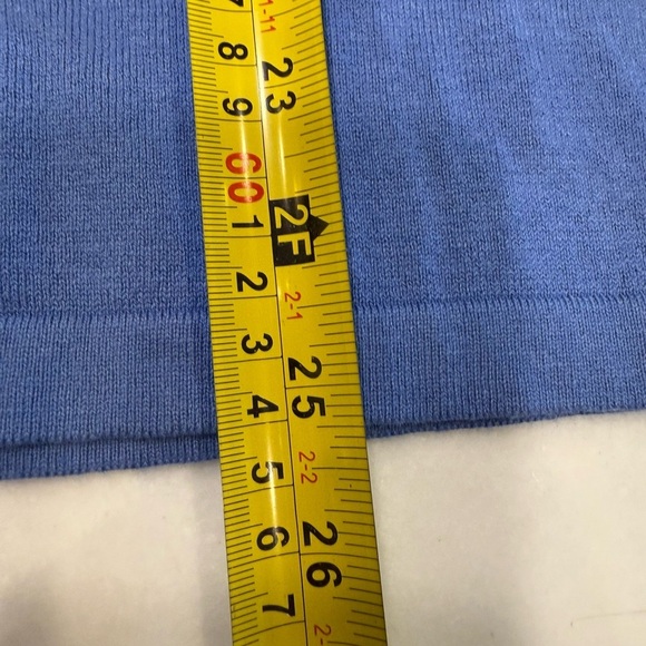 J. McLaughlin Marnie Women’s Sweater Blue V-Neck Long Sleeves Sz XL - Picture 8 of 13